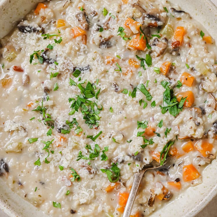 Wild Rice Mushroom Soup | Real Balanced