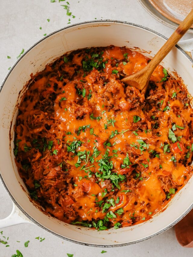 Stuffed Bell Pepper Casserole