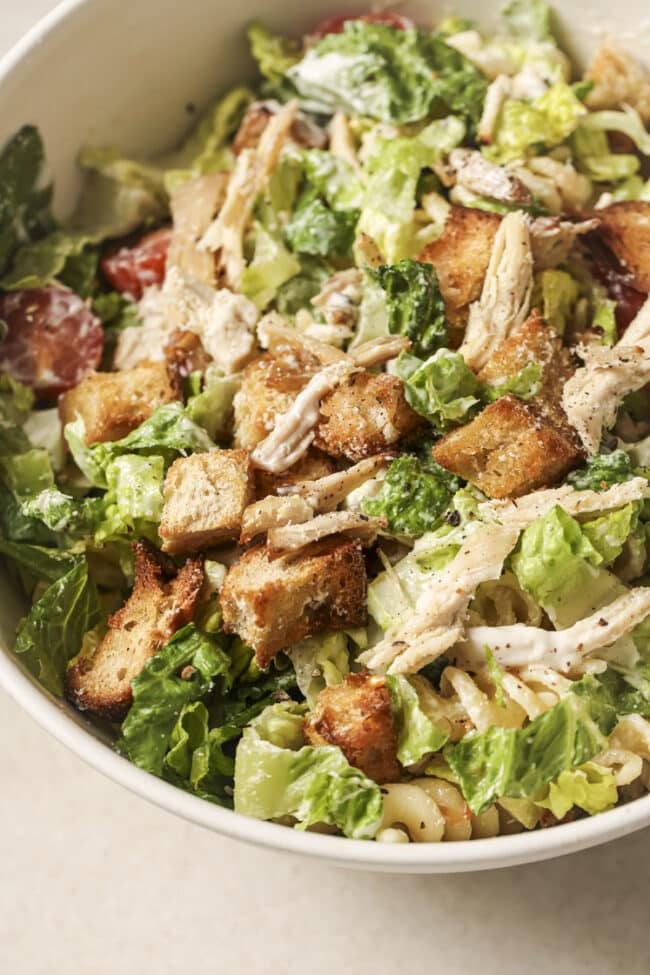 Chicken Caesar Pasta Salad | Real Balanced