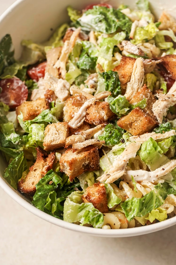 Chicken Caesar Pasta Salad 