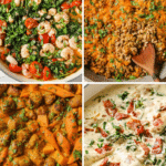 Pinterest graphic for the blog post: we can't stop making these 14 one-skillet stovetop dinners week after week.