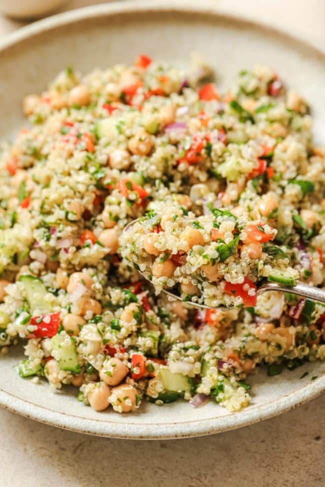 Quinoa Chickpea Salad | Real Balanced