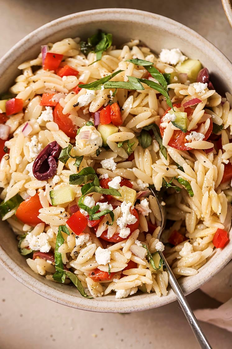 Italian Orzo Pasta Salad