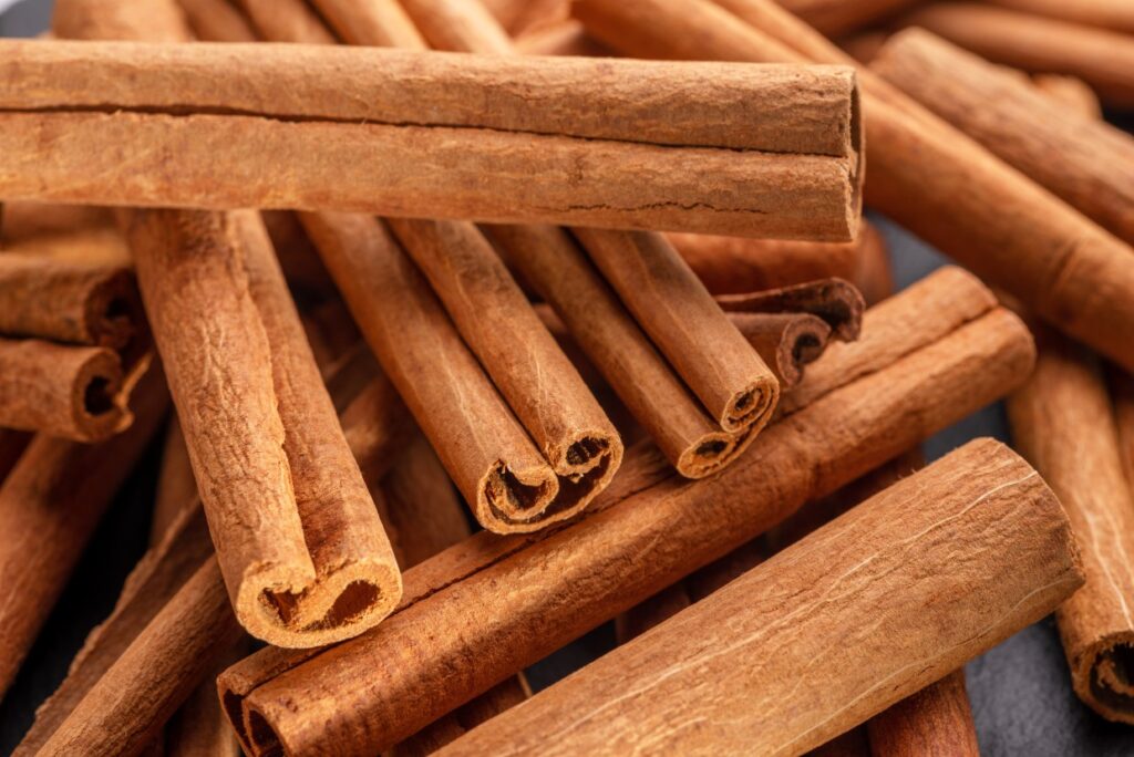 Cinnamon sticks.