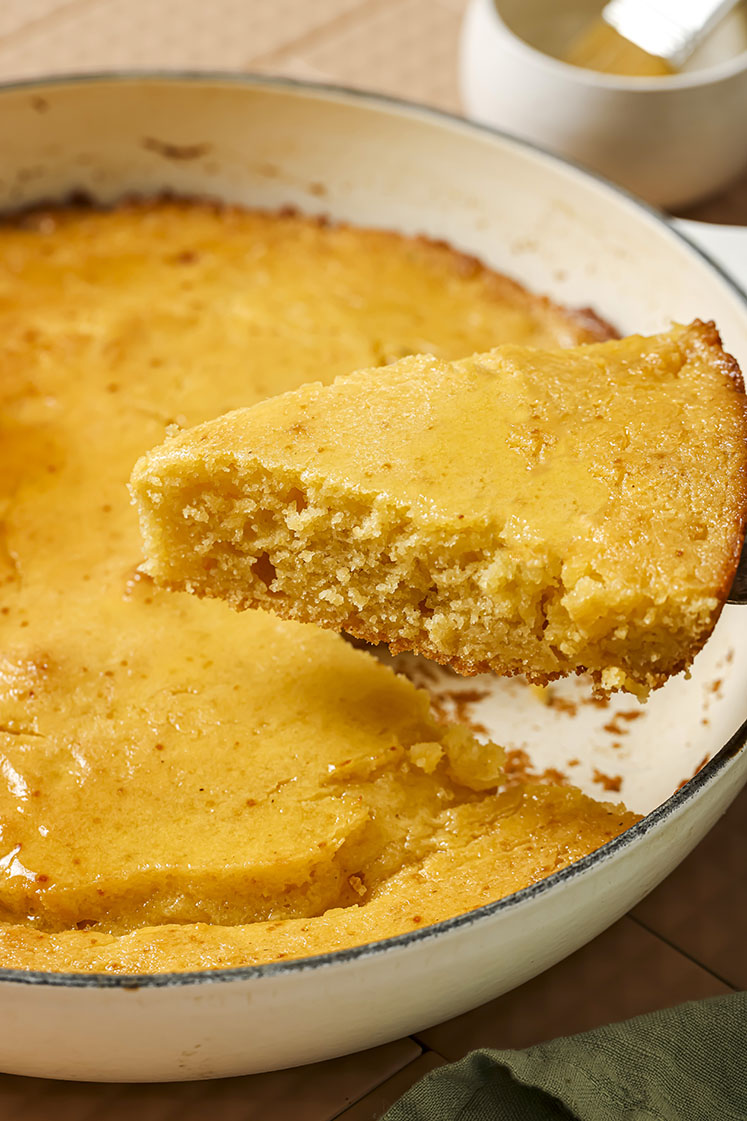 Honey Butter Skillet Cornbread