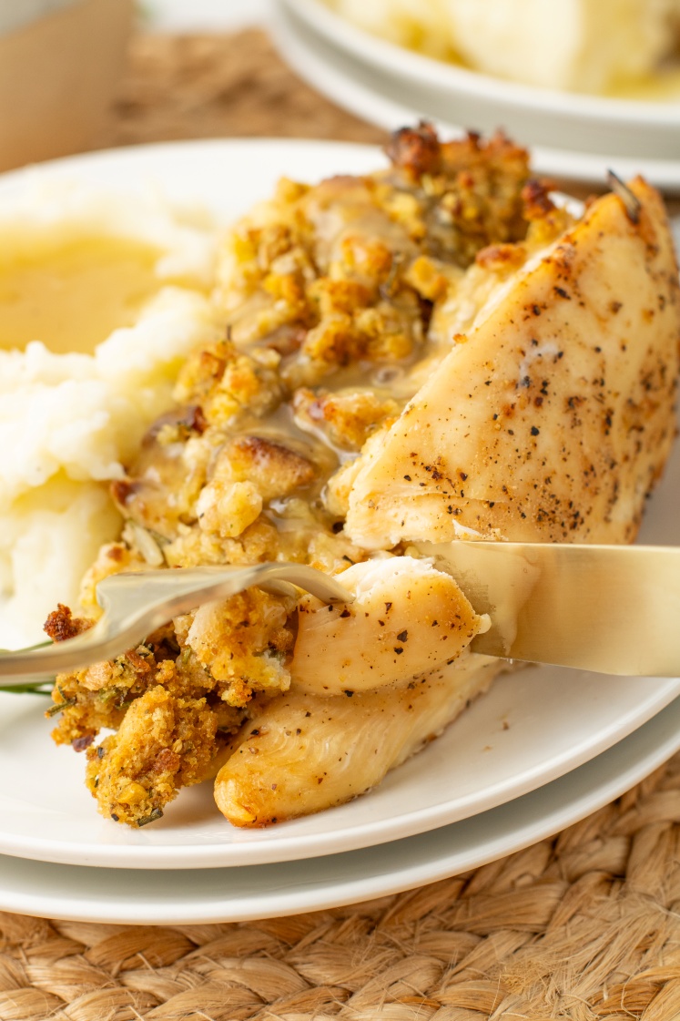 Chicken Breasts Stuffed with Stuffing Recipe