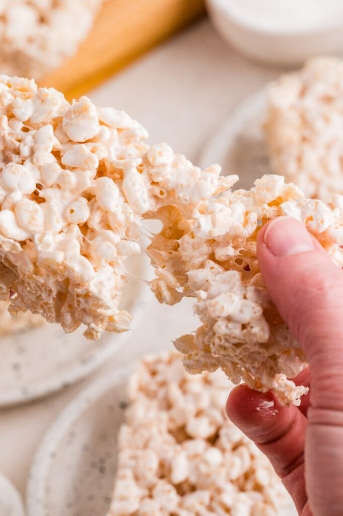 Rice Krispie Treats with Marshmallow Fluff