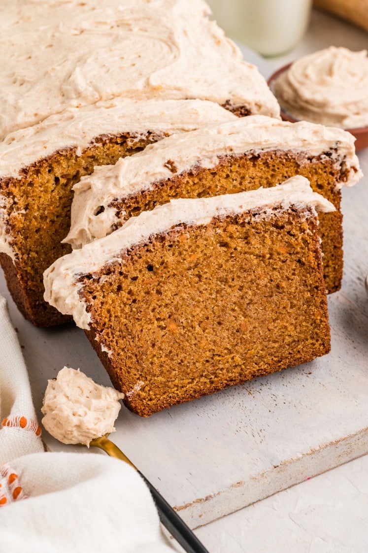 Sweet Potato Bread with Brown Butter Cream Cheese Frosting