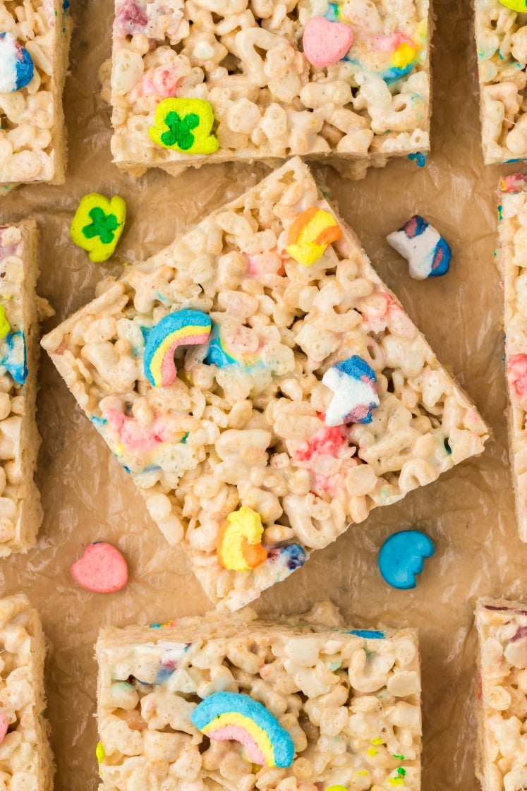 Lucky Charms Rice Krispies Treats