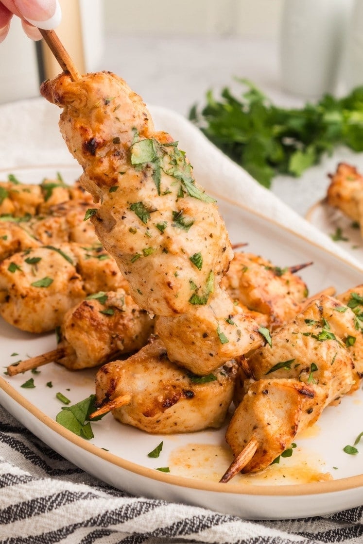 Air Fryer Chicken Skewers