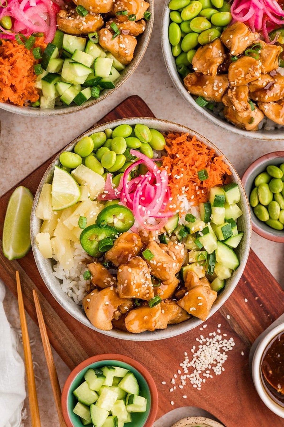 Chicken Poke Bowl