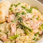 Creamy Salmon Orzo